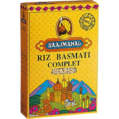 Riz Basmati complet, Raajmahal (étui 500 g)