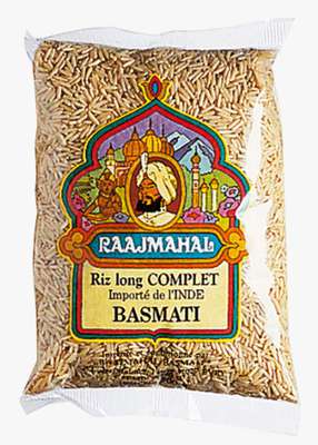 Riz Basmati complet, Raajmahal (500 g)