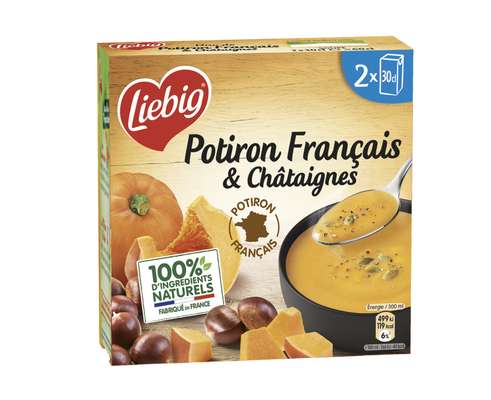 Soupe délice de potiron châtaigne, Liebig (2 x 30 cl)