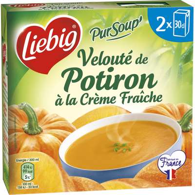 Velouté de potiron à la crème fraîche, Liebig (2 x 30 cl)