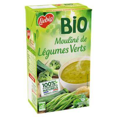 Soupe mouliné de légumes verts BIO, Liebig (1 l)