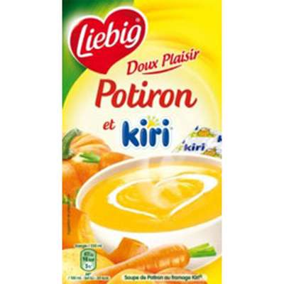 Soupe potiron et Kiri Doux Plaisir, Liebig (1 L)