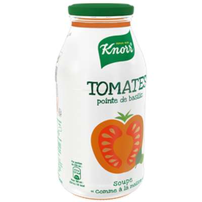 Soupe comme à la maison tomates pointe basilic, Knorr (45 cl)