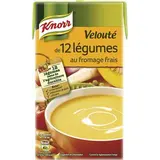 Soupe velouté de 12 légumes au fromage frais, Knorr (1 L)