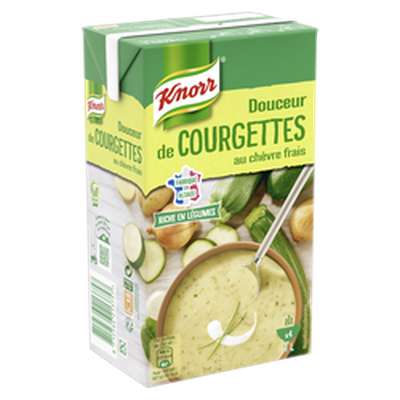 Douceur de courgettes au chèvre frais, Knorr (1 L)