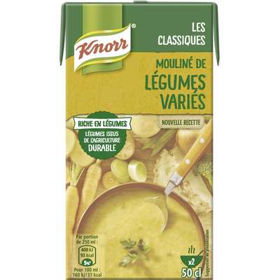 Mouliné de légumes variés, Knorr (50 cl)
