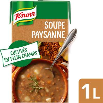 Soupe lentille lard fumé, Knorr (1 L)