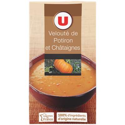 Velouté de potiron et châtaignes, U (1 l)
