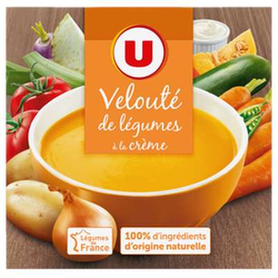 Velouté de légumes à la crème, U (2 x 30 cl)