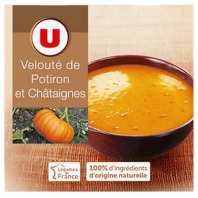 Velouté potiron et châtaignes, U (2 x 30 cl)