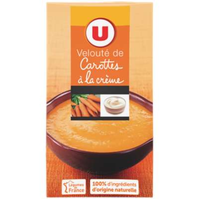 Velouté de carottes à la crème, U (1 l)