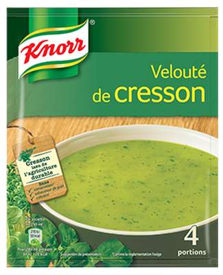Potage velouté de cresson déshydraté, Knorr (4 portions)