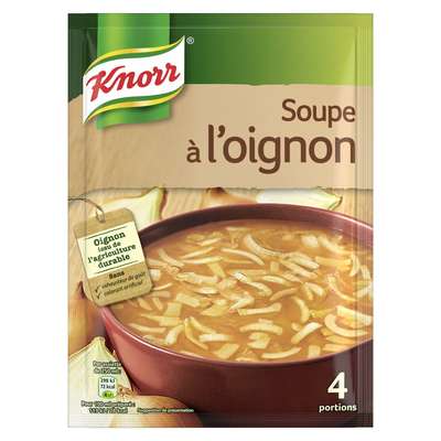 Soupe Oignon déshydratée, Knorr (1 L)