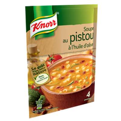 Soupe au Pistou et à l'huile d'olive déshydratée, Knorr  (1 l)
