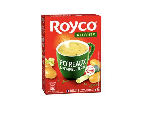 Velouté poireaux instantané, Royco (4 x 20 cl)