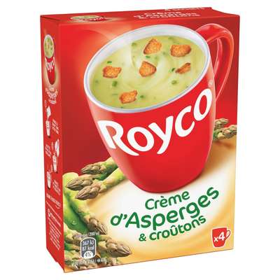 Soupe déshydratée asperges croûtons, Royco (80 g)