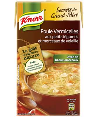 Poule vermicelle Secret de Grand-Mère, Knorr (1 L)