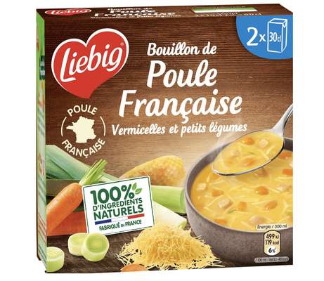 Soupe poule au pot vermicelles, Liebig (2 x 30 cl)