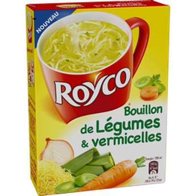 Bouillon de légumes et vermicelles Minute soup', Royco (60 cl)