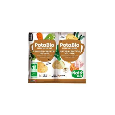 Potage instantané Potabio poireau BIO , Natali (2 sachets)