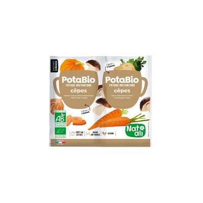 Potage instantané Potabio cèpes BIO , Natali (2 sachets)