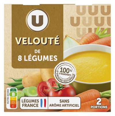 Velouté aux 8 légumes, U (2 x 30 cl, 620 g)