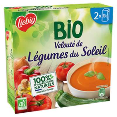 Velouté de légumes du soleil bio, Liebig (2 x 30 cl)