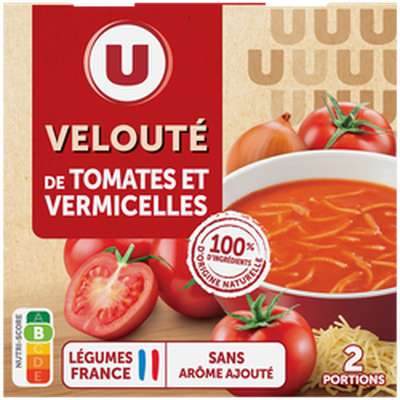 Velouté de tomates et vermicelles, U (2 x 30 cl)
