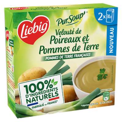 Velouté de poireaux et pommes de terre Pursoup, Liebig (2 x 30 cl)