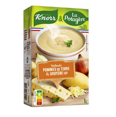 Velouté de pommes de terre & gruyère, Knorr et la Potagère (1 L)