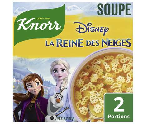 Soupe déshydratée aux légumes la reine des neiges, Knorr (40 g)