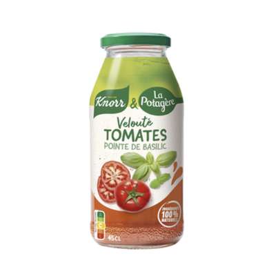 Velouté de tomate et pointe de basilic,  Knorr & La Potagère (45 cl)