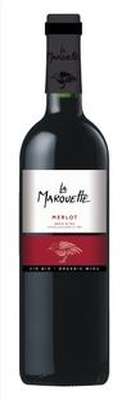 Vin rouge Merlot Pays d'Oc IGP BIO, La Marouette (75 cl)