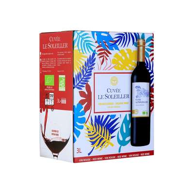 Vin rouge Vin de France Le Soleiller BIO, BIB (3 L)