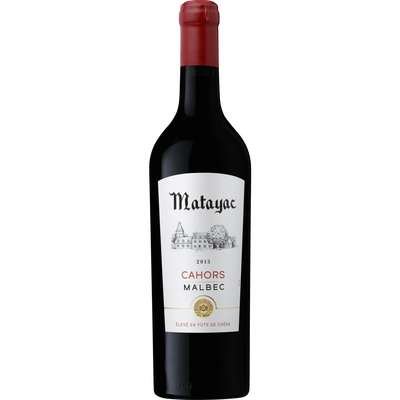 Cahors AOC Malbec, Matayac, élevé en fût de chêne, 2020 (75 cl)