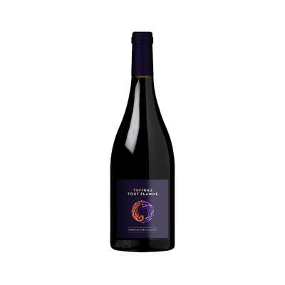 Vin rouge AOC Saumur-Champigny Tuffeau Tout Flamme" Sans Sulfites Ajoutés BIO, (75 cl)