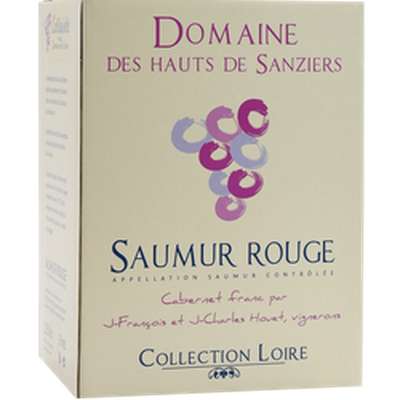 Vin Saumur AOP rouge Domaine, Des Hauts de Sanziers (3 L)
