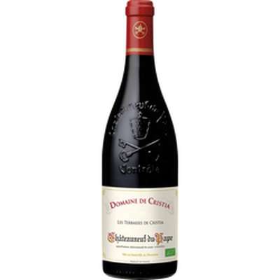 Les terrasses de Cristia, Châteauneuf du Pape AOC BIO, Domaine de Cristia (75 cl)
