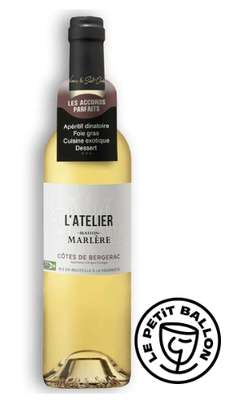 L'Atelier 2022 BIO, AOP Côtes de Bergerac, Maison Marlère (75 cl) / Le Petit Ballon
