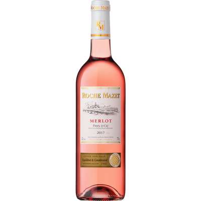 Pays d'Oc IGP Merlot Rosé Roche Mazet (75 cl)