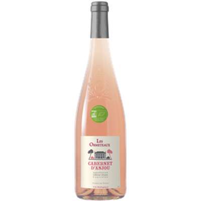 Vin rosé AOP BIO,  Cabernet D'Anjou les Ormeteaux (75 cl)