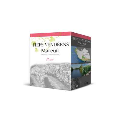Vin rosé AOC Mareuil Fiefs Vendéens les Embruns (BIB de 3 L)