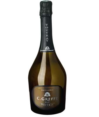 Vouvray brut excellence AOP 12.5°, C. Greffe (75 cl)