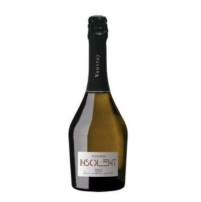 Vouvray pétillant AOC brut sans sulfites ajoutés BIO, Insolent (75 cl)