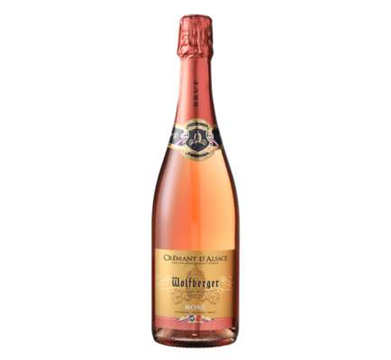 Crémant rosé AOP d'Alsace 12°, Wolfberger (75 cl)