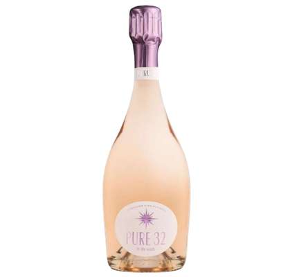 Pétillant sans alcool rosé, Pure 32 (75 cl)