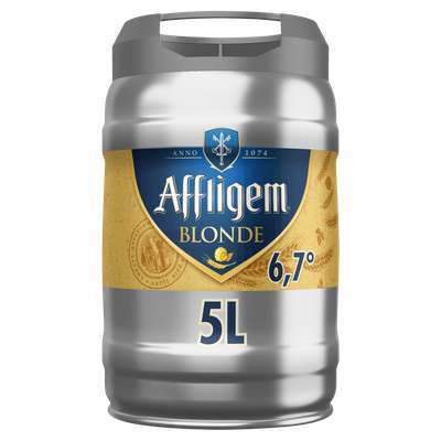Bière blonde Affligem, 6,7°, fût pression (5 L)