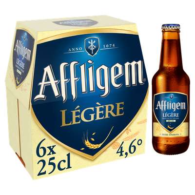 Pack de Affligem blonde cuvée légère 4,6° (6 x 25 cl)
