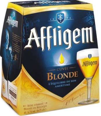 Pack d'Affligem, bière belge d'abbaye 6,7° (6 x 25 cl)