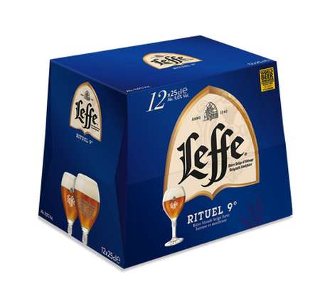 Pack de bière blonde d'abbaye Rituel 9°, Leffe (12 x 25 cl)